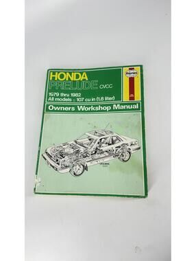 Honda Prelude CVCC 1979-1982 Owners Workshop Manual